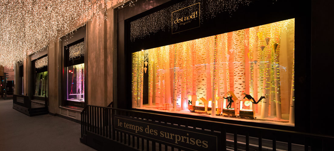 Decoration Vitrine Luxe Paris